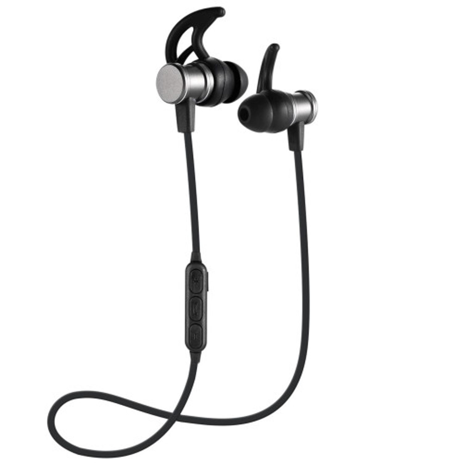 Casti Bluetooth iUni CB07 Cu Magnet, Silver fotografia produsului