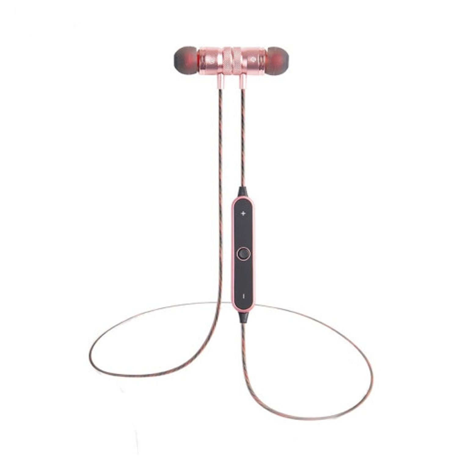 Casti Bluetooth iUni CB08 Cu Magnet, Rose Gold fotografia produsului