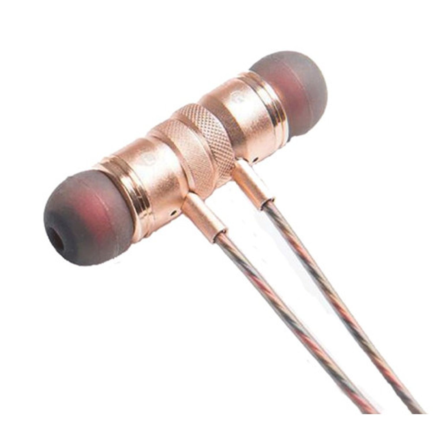 Casti Bluetooth iUni CB08 Cu Magnet, Rose Gold fotografia produsului View 3 L