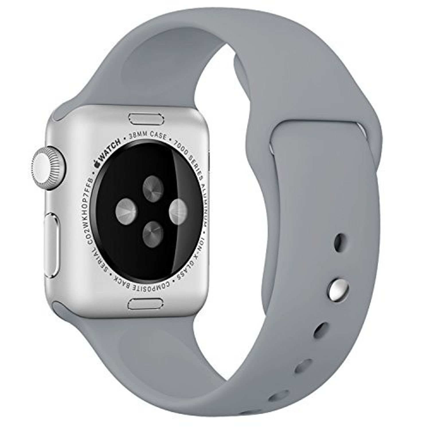 Curea iUni compatibila cu Apple Watch 1/2/3/4/5/6, 42mm, Silicon, Gray fotografia produsului