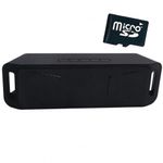 Boxa Portabila Bluetooth iUni DF02, Radio, Black + Card 4GB Cadou fotografia produsului