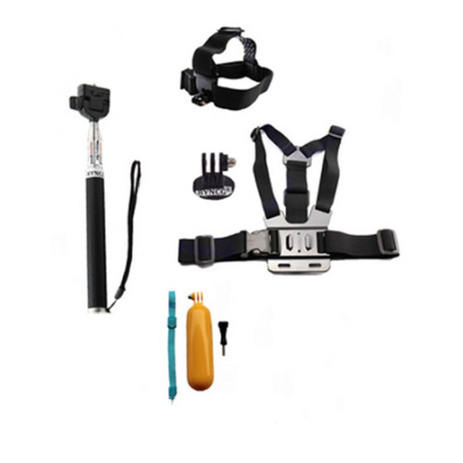 Set 5 accesorii camera sport GoPro, iUni Kit7 fotografia produsului