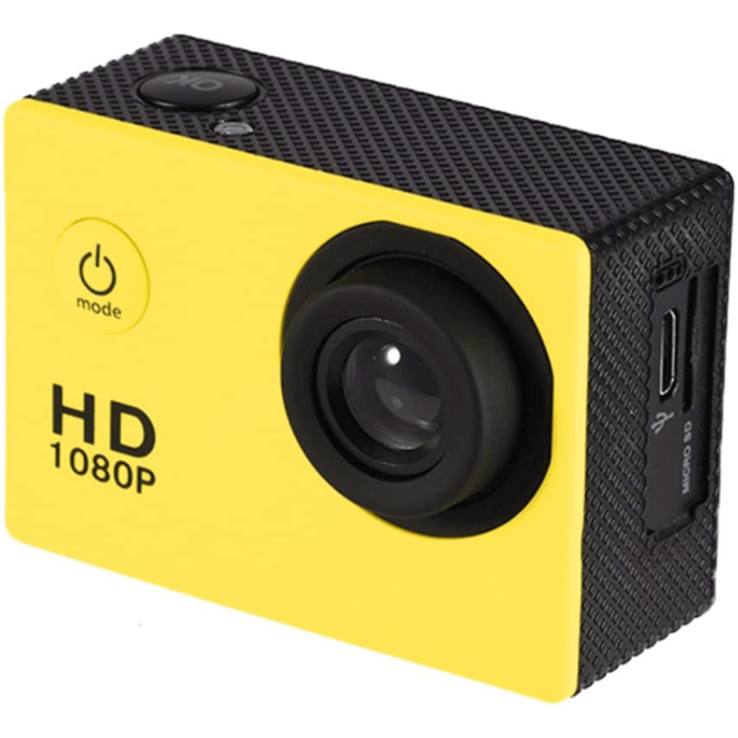 Camera Sport iUni Dare 50i Full HD 1080P, 5M, Waterproof, Galben fotografia produsului View 2 L