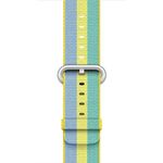 Curea iUni compatibila cu Apple Watch 1/2/3/4/5/6, 38mm, Nylon, Woven Strap, Pollen fotografia produsului View 3 S