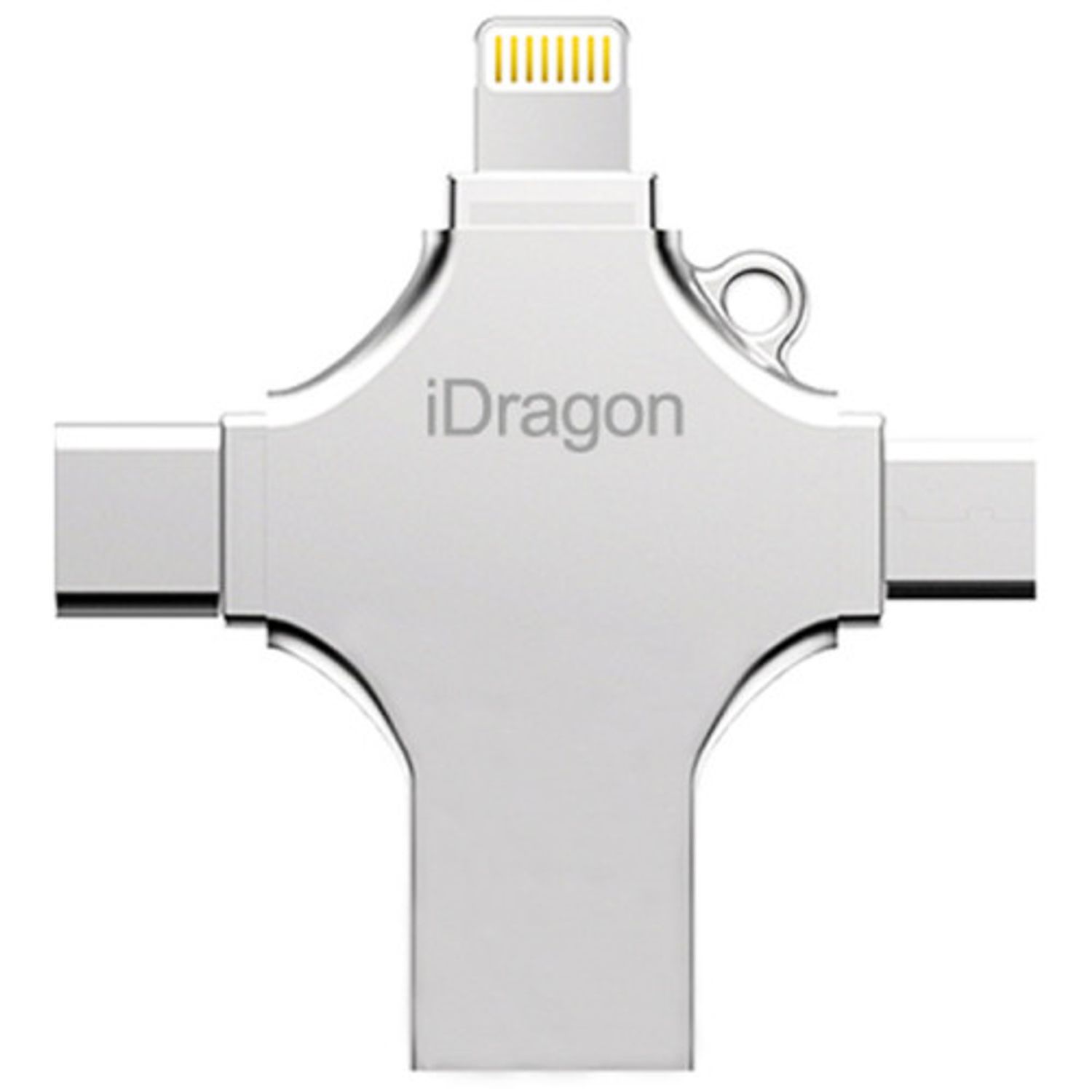 Stick USB-C 64GB iUni iDragon 4 in 1 Lightning, MicroUSB, Type-C, USB, Smartphone iOS si Android fotografia produsului View 2 L