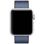 Curea iUni compatibila cu Apple Watch 1/2/3/4/5/6, 38mm, Nylon, Woven Strap, Midnight Blue fotografia produsului View 3 S