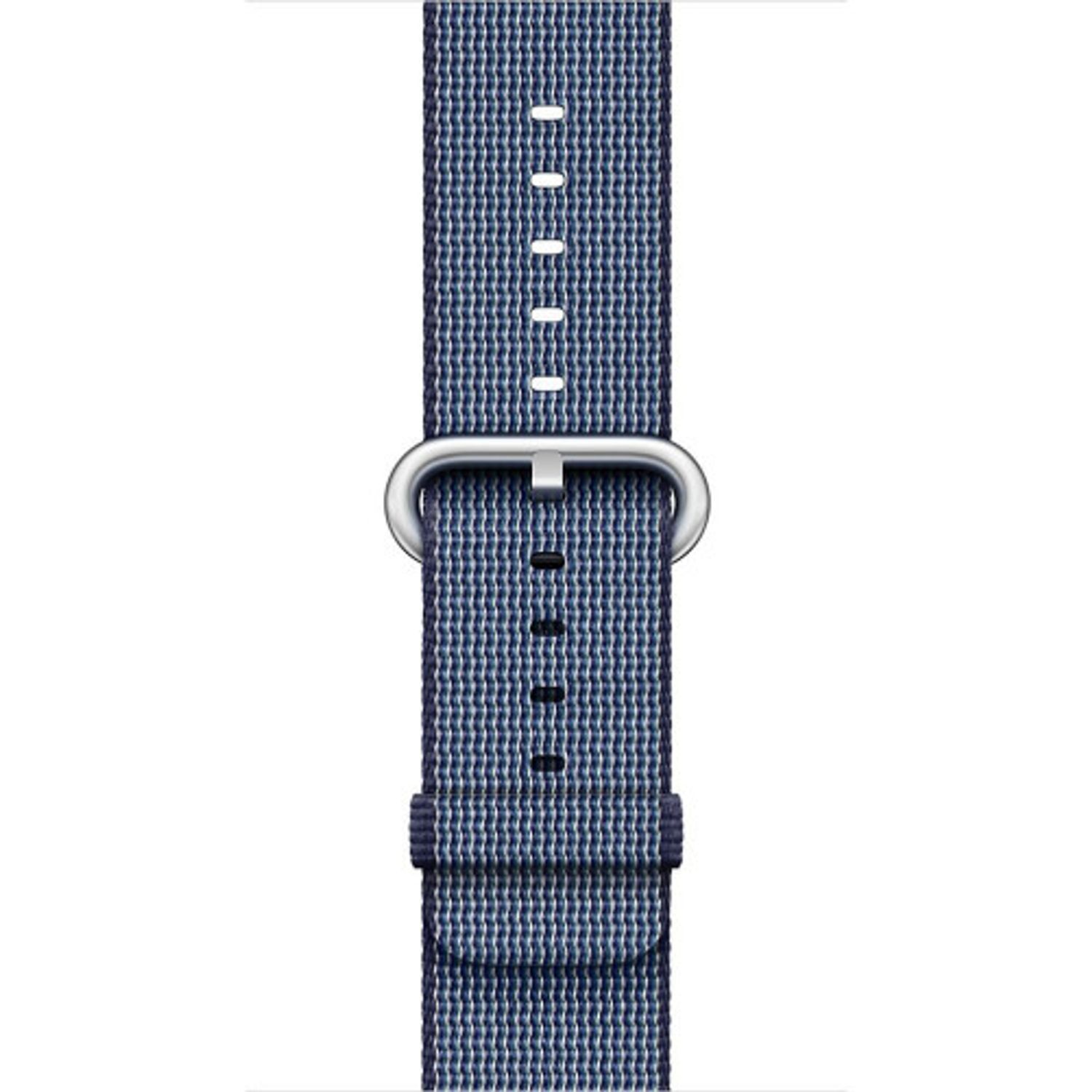 Curea iUni compatibila cu Apple Watch 1/2/3/4/5/6, 38mm, Nylon, Woven Strap, Midnight Blue fotografia produsului View 4 L
