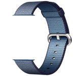 Curea iUni compatibila cu Apple Watch 1/2/3/4/5/6, 38mm, Nylon, Woven Strap, Midnight Blue fotografia produsului View 2 S