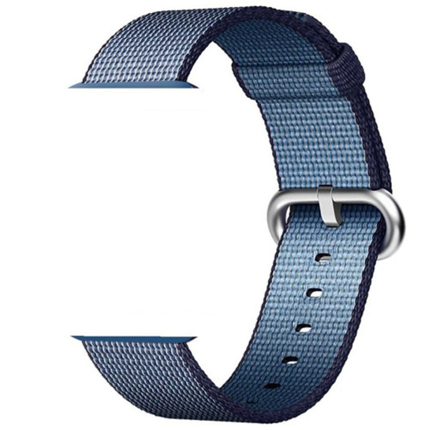 Curea iUni compatibila cu Apple Watch 1/2/3/4/5/6, 38mm, Nylon, Woven Strap, Midnight Blue fotografia produsului View 2 L