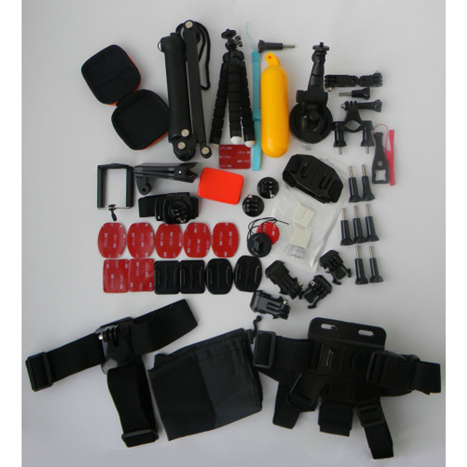 Set 47 accesorii camera sport GoPro, iUni Kit4 fotografia produsului View 3 L