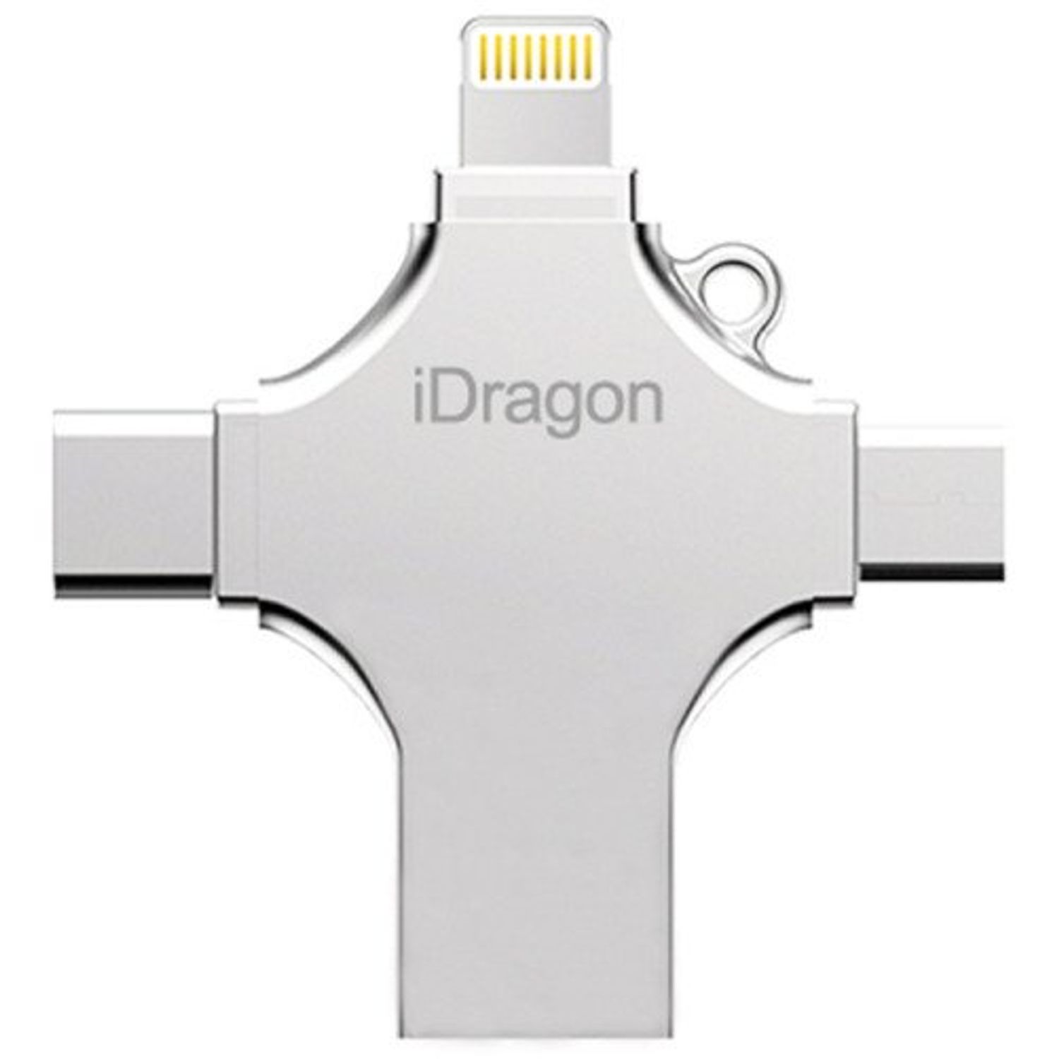 Stick USB-C 32GB iUni iDragon 4 in 1 Lightning, MicroUSB, Type-C, USB, Smartphone iOS si Android fotografia produsului