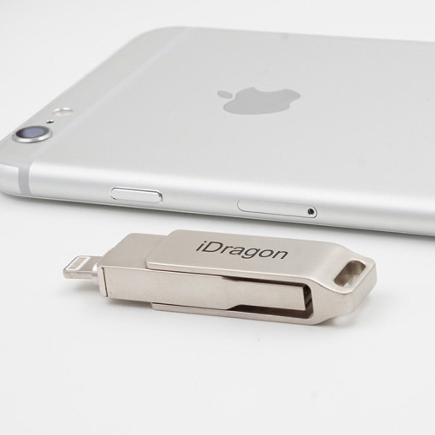Stick USB 64GB iUni iDragon Lightning si USB iPhone/iPad fotografia produsului View 2 L