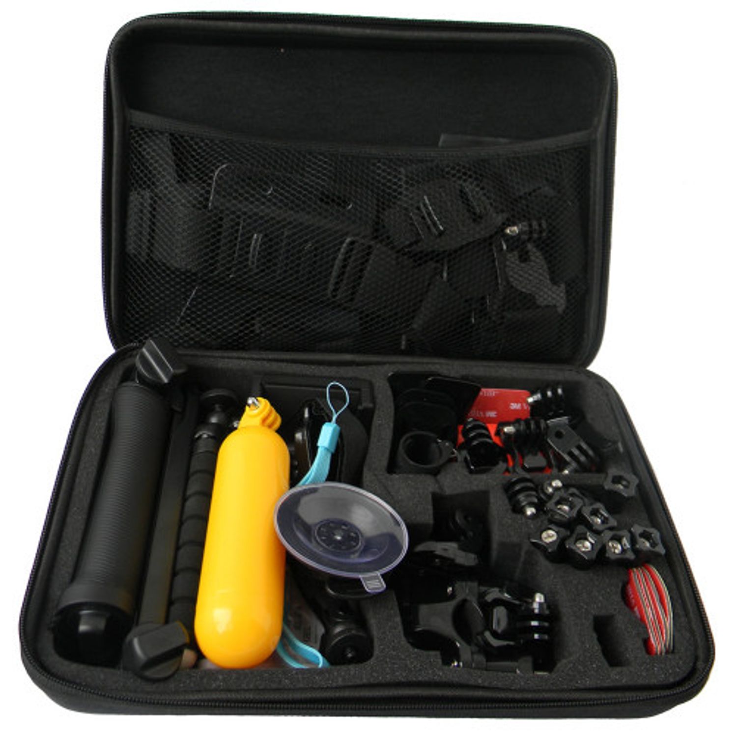 Set 45 accesorii camera sport GoPro, iUni Kit1 fotografia produsului View 2 L