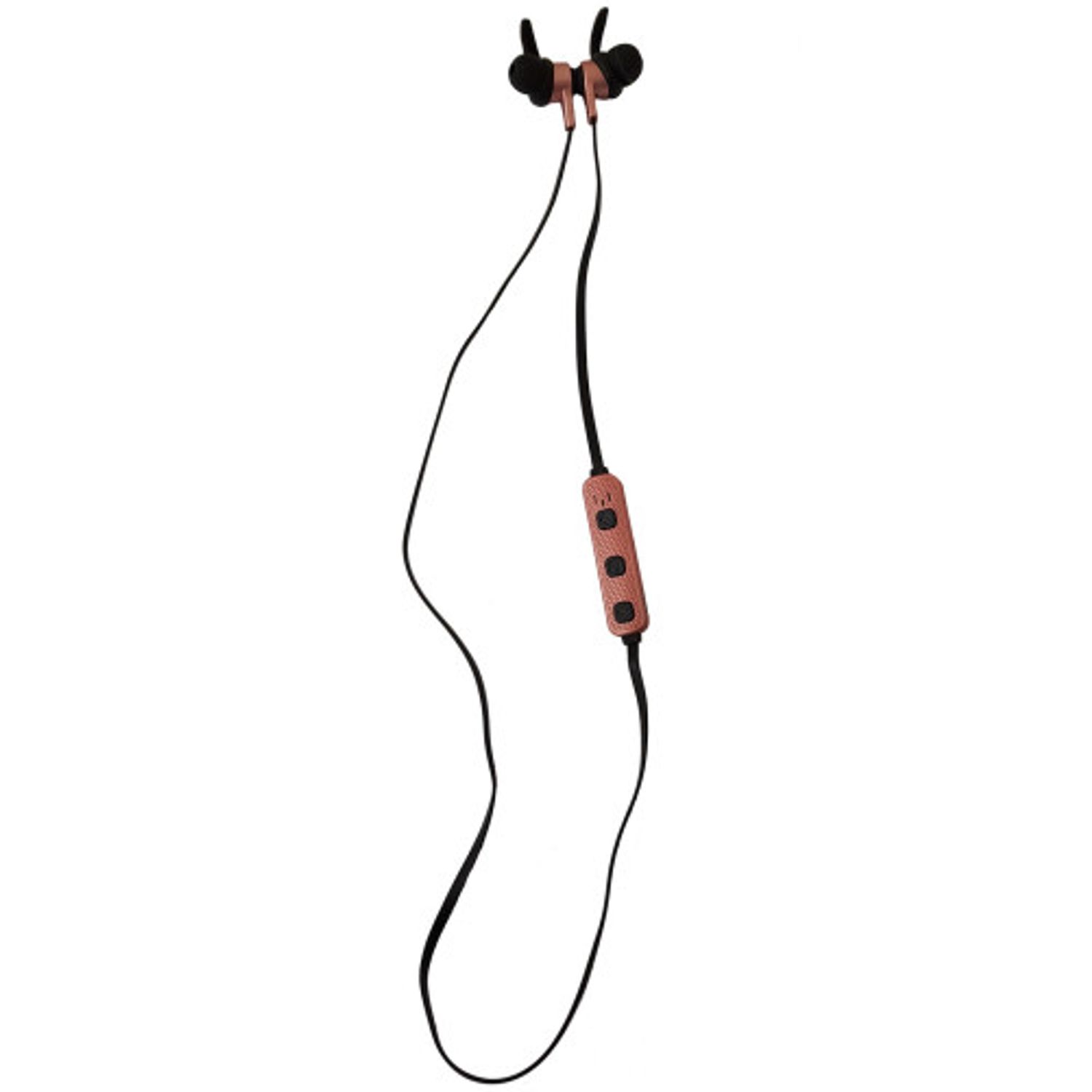 Casti Sport Wireless Bluetooth iUni CB41, Handsfree, Microfon, Control Volum, Magnet, Rose Gold fotografia produsului View 2 L