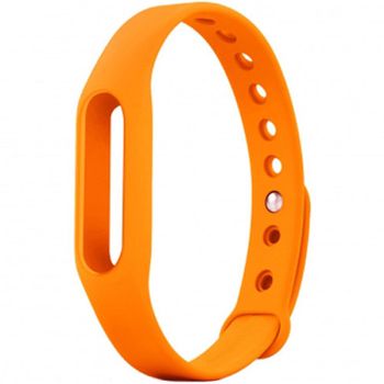 Curea bratara fitness iuni mi1, silicon, portocaliu