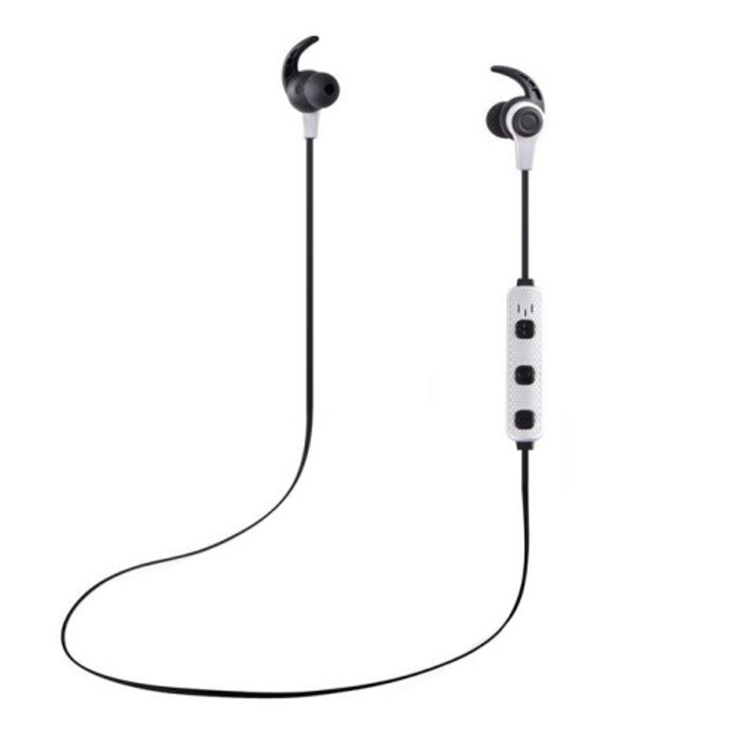 Casti Sport Wireless Bluetooth iUni CB41, Handsfree, Microfon, Control Volum, Magnet, Silver fotografia produsului
