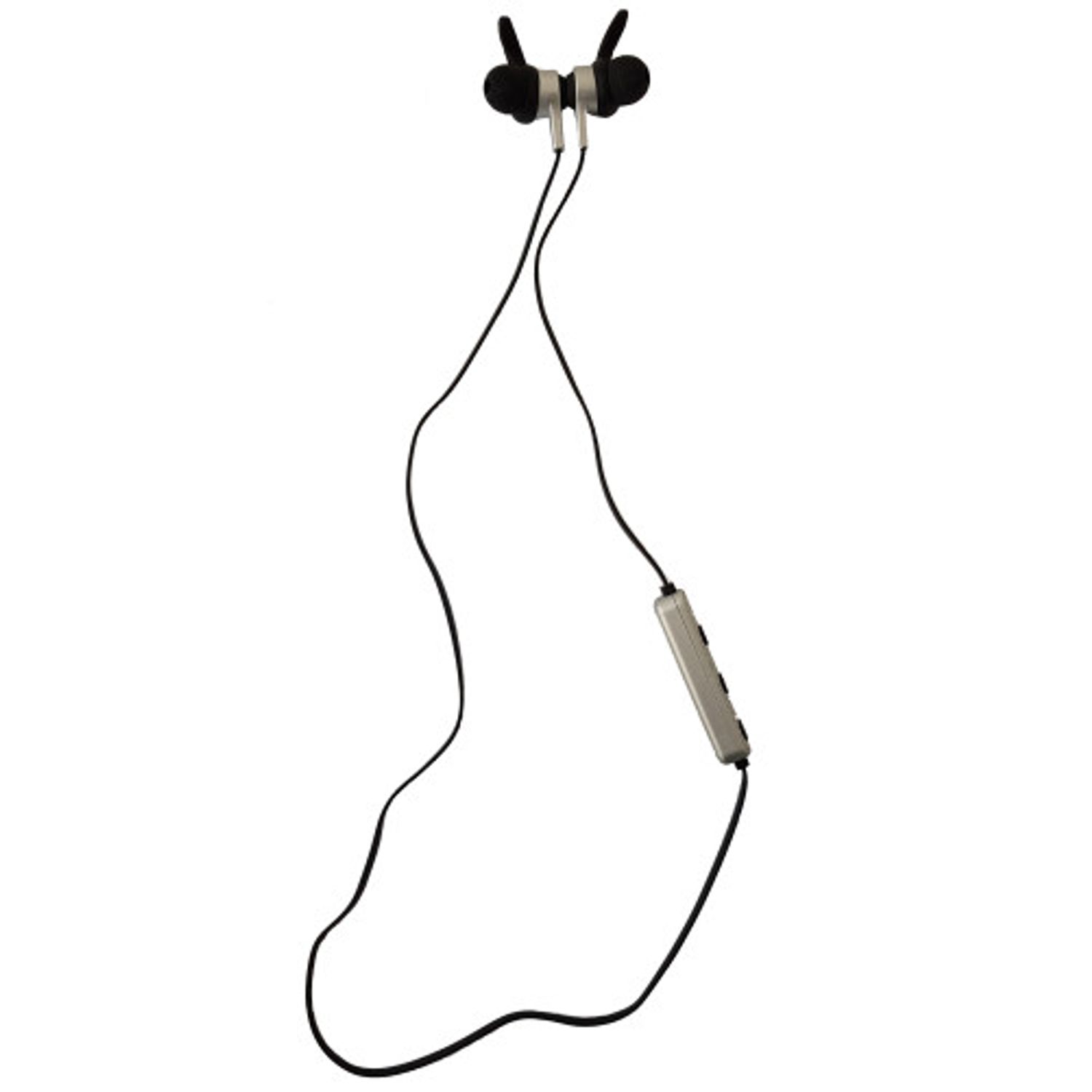 Casti Sport Wireless Bluetooth iUni CB41, Handsfree, Microfon, Control Volum, Magnet, Silver fotografia produsului View 2 L