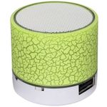Boxa Portabila iUni DF08, Bluetooth, Slot Card, Aluminiu, Verde fotografia produsului