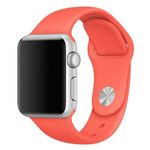 Curea iUni compatibila cu Apple Watch 1/2/3/4/5/6, 44mm, Silicon, Red fotografia produsului View 3 S