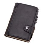 Portofel RFID iUni P4, 10 carduri, Negru fotografia produsului