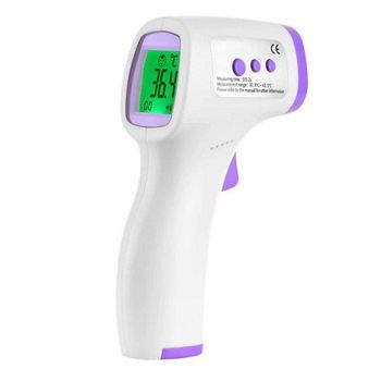 Termometru cu infrarosu non contact, afisaj digital lcd extra large, alarma temperatura mare, frunte si suprafete t3