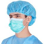 Masca de protectie cu elastic, set de 50 bucati fotografia produsului