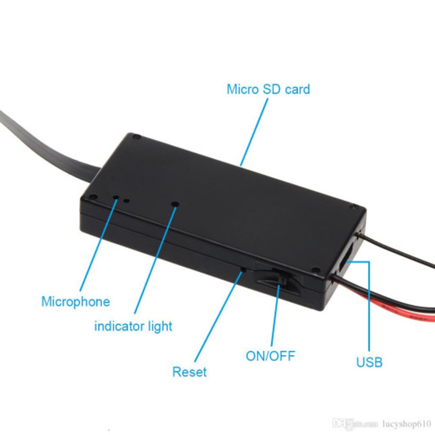 Modul cu Camera Spion Wireless iUni IP23, Functie Audio-Video, Night Vision, P2P fotografia produsului View 3 L