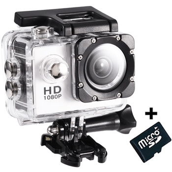 Camera Sport iUni Dare 50i Full HD 1080P, 5M, Waterproof, Alb + Card MicroSD 8GB Cadou elefant.ro imagine noua 2022