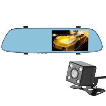 Camera Auto Oglinda iUni Dash T22, Dual Cam, Touchscreen 5 inch, Full HD, G Senzor, Unghi 150 grade, by Anytek elefant.ro imagine noua 2022