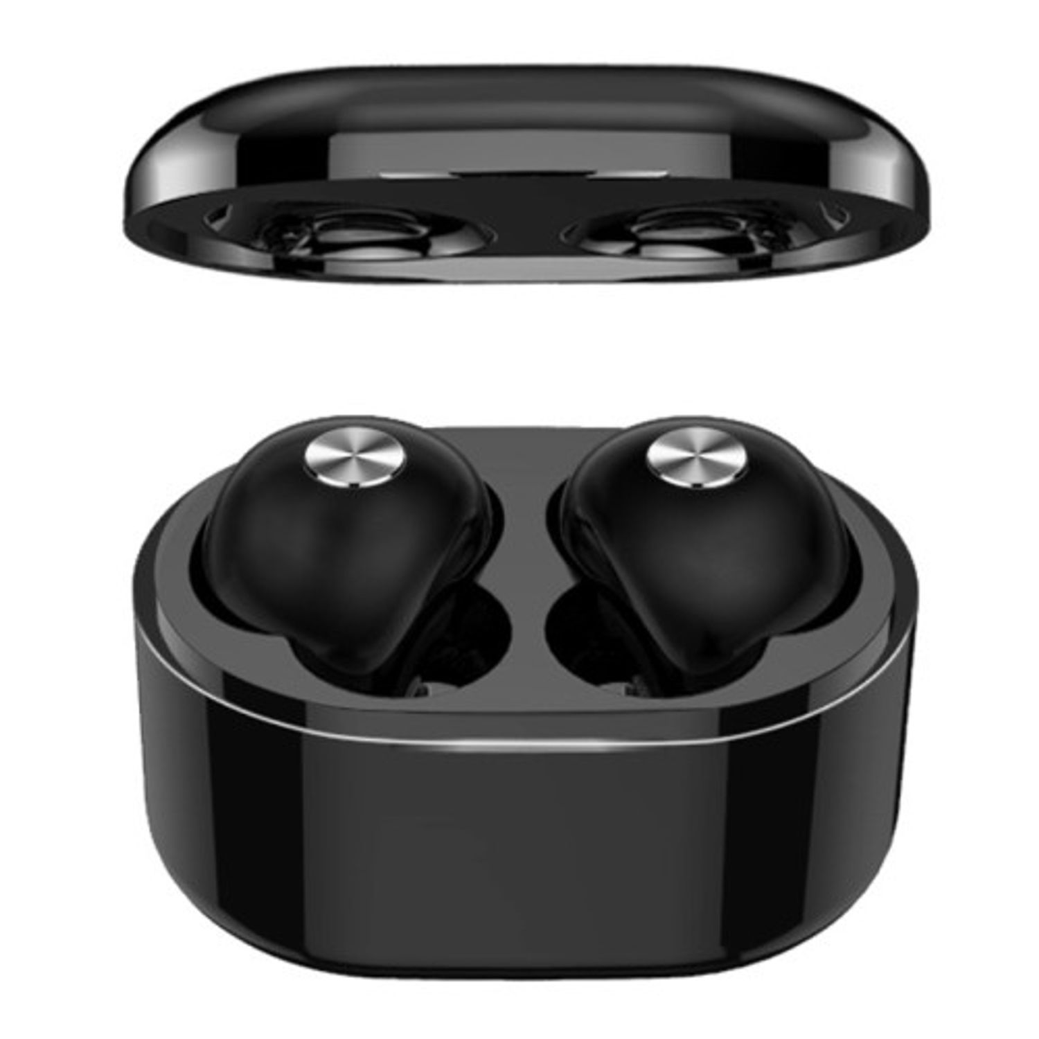 Casti Bluetooth iUni IP010, True Wireless Stereo, Black fotografia produsului