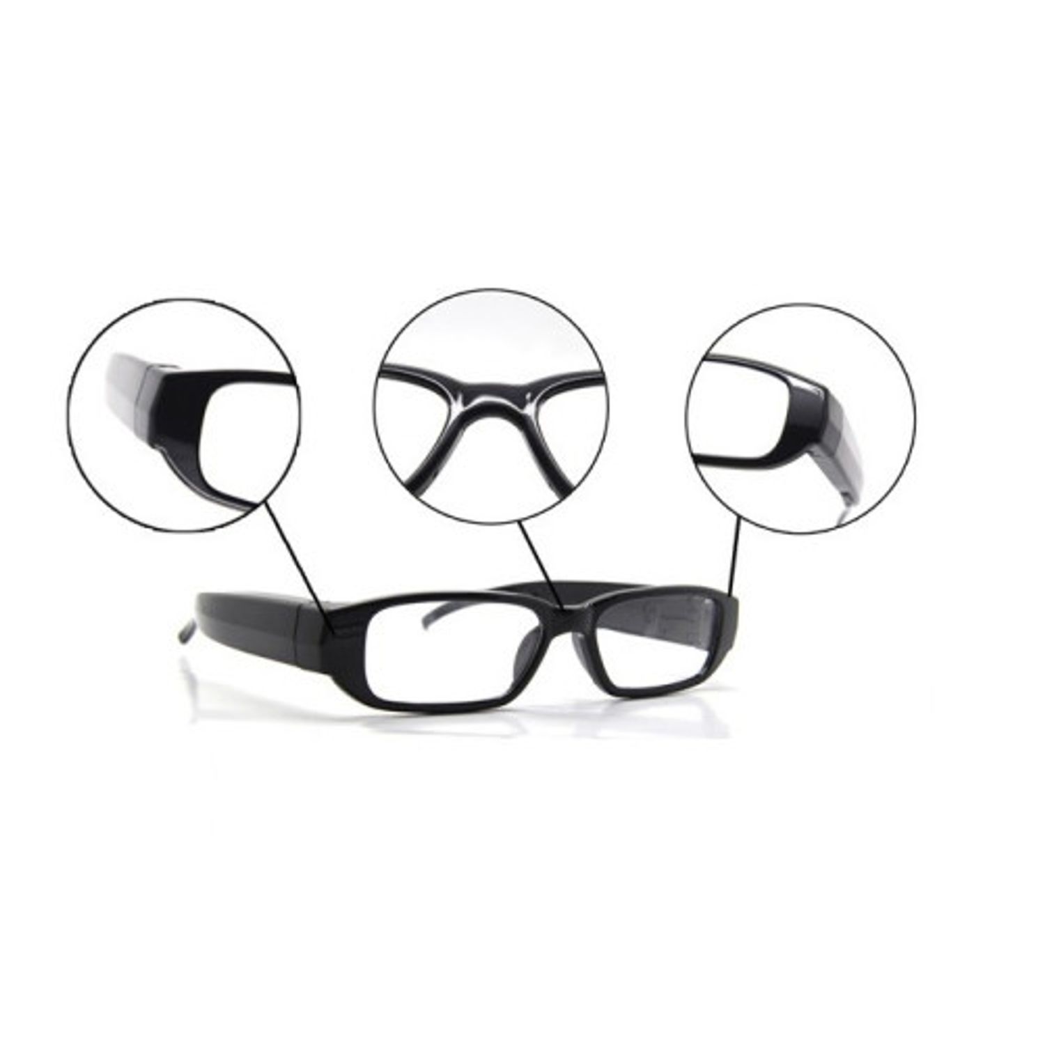 Ochelari cu Camera Spion iUni A3000, HD fotografia produsului View 3 L