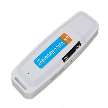 Stick USB Reportofon iUni MTK99, Inregistrare audio, Alb