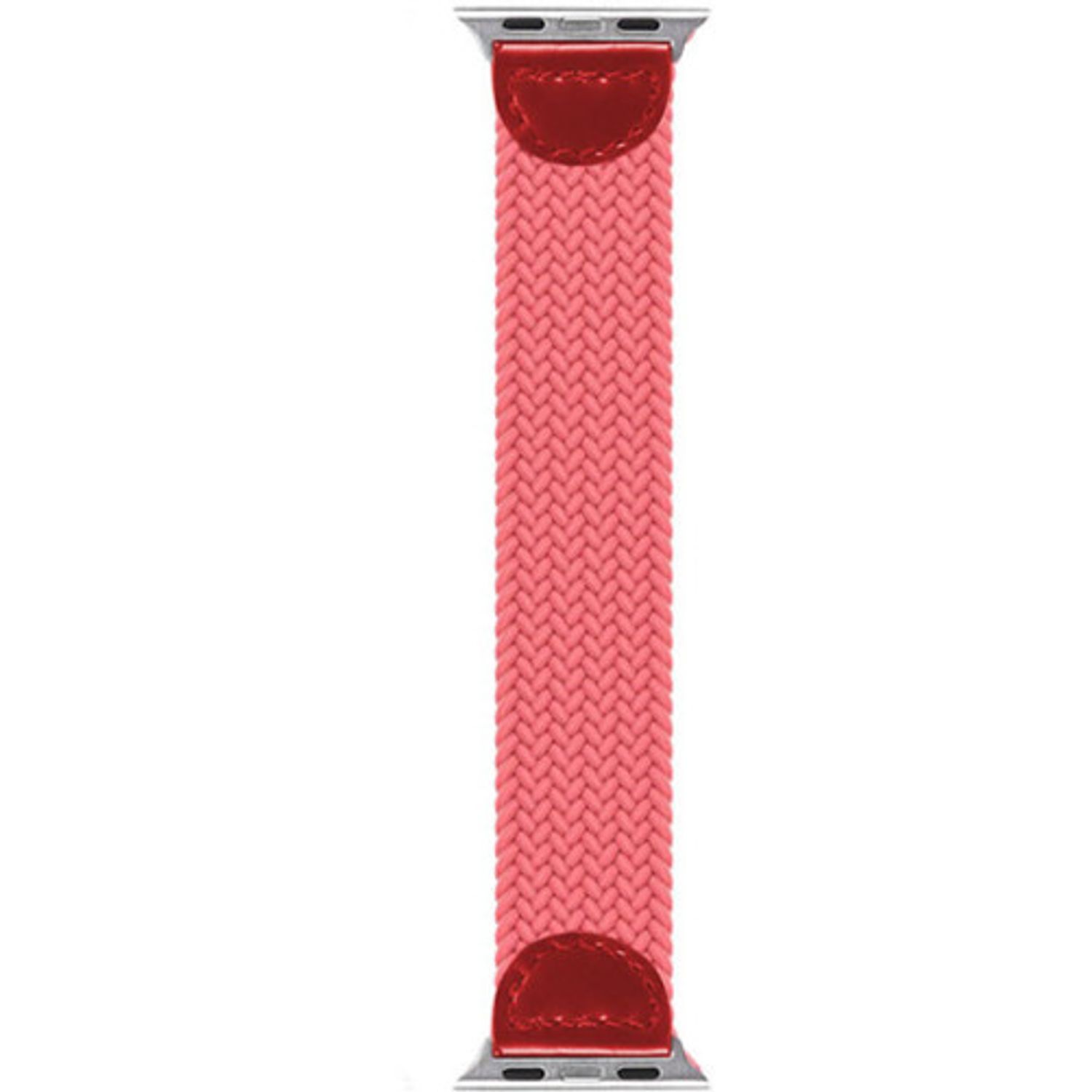 Curea iUni compatibila cu Apple Watch 1/2/3/4/5/6, 40mm, Braided Solo Loop, Pink fotografia produsului View 2 L