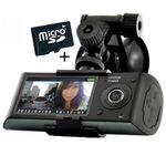 Camera Auto Dubla Cu GPS iUni Dash X3000 Plus, display 2.7 inch + Card 16GB Cadou fotografia produsului