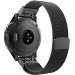 Curea iUni compatibila cu Garmin Fenix 5, 22 mm, Milanese Loop Strap Black fotografia produsului