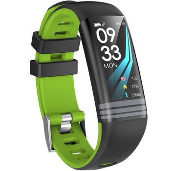 Bratara fitness iuni g26, display oled 0.96 inch, bluetooth, pedometru, notificari, verde