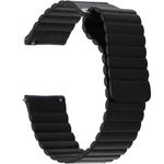 Curea piele Smartwatch Samsung Gear S3, iUni 22 mm Black Leather Loop fotografia produsului View 2 S