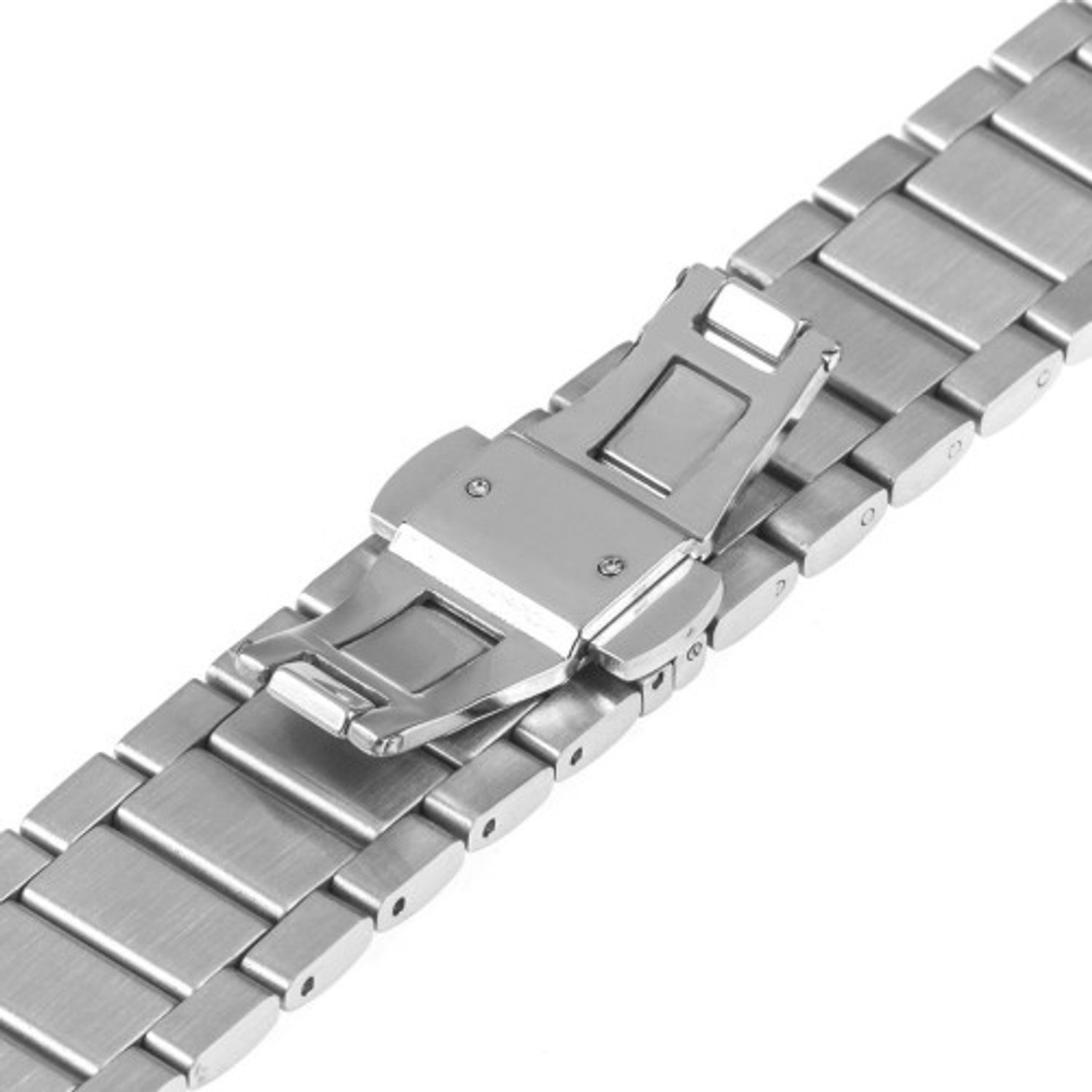 Curea ceas Smartwatch Samsung Gear S2, iUni 20 mm Otel Inoxidabil, Silver fotografia produsului View 3 L