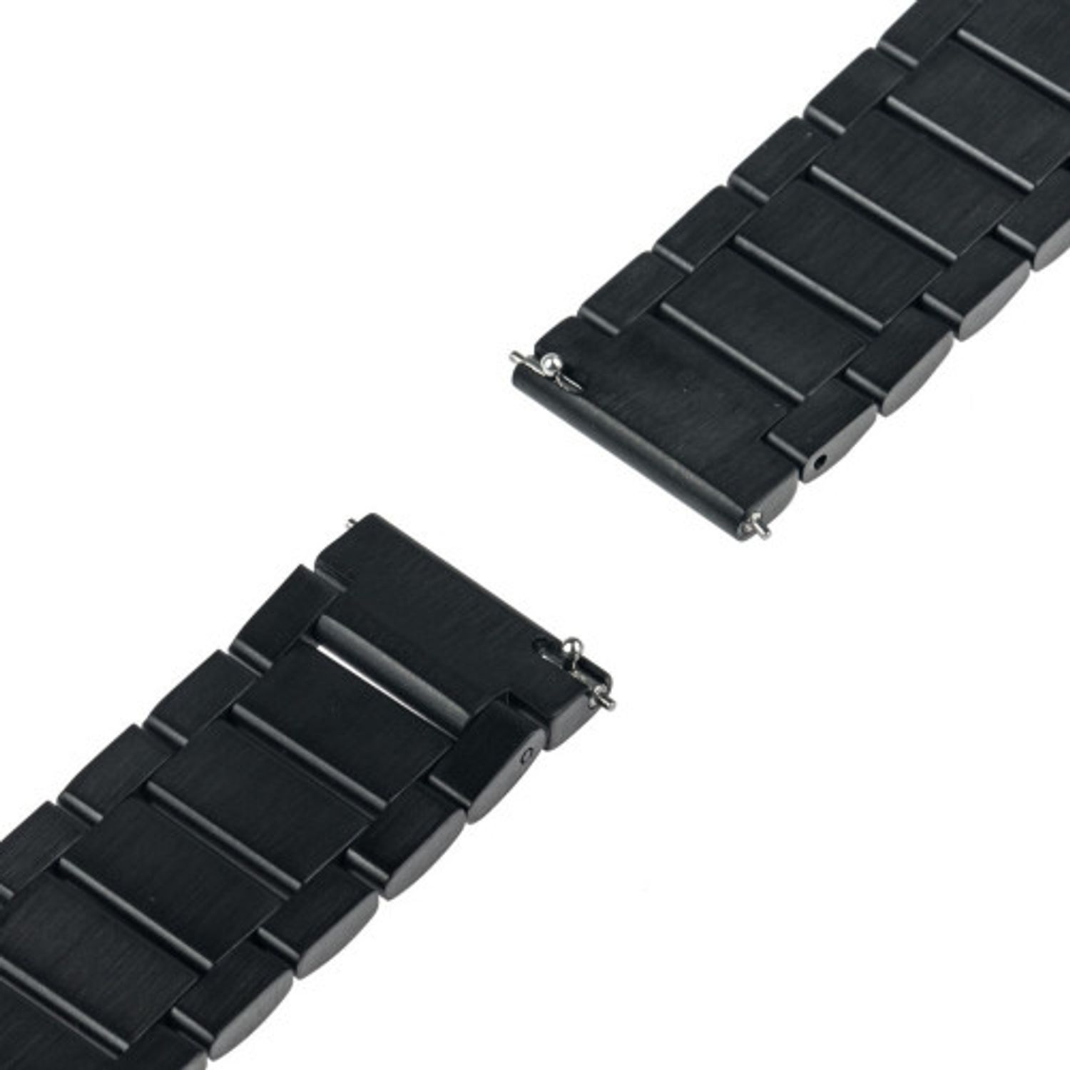 Curea ceas Smartwatch Samsung Gear S3, iUni 22 mm Otel Inoxidabil, Black fotografia produsului View 3 L