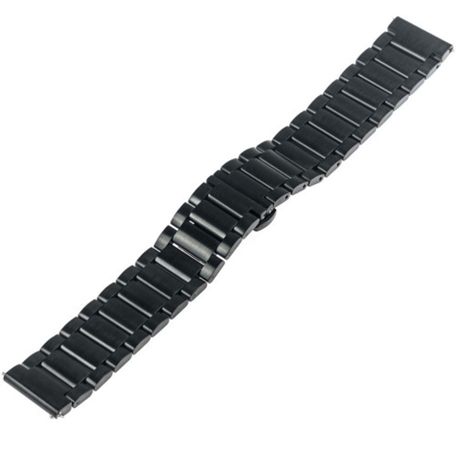 Curea ceas Smartwatch Samsung Gear S3, iUni 22 mm Otel Inoxidabil, Black fotografia produsului View 2 L
