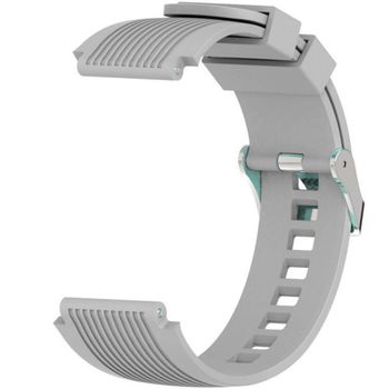Curea ceas smartwatch samsung gear s2, iuni 20 mm silicon sport grey
