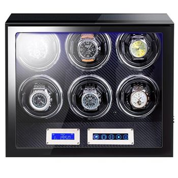Iuni - cutie intors ceasuri automatice , luxury watch winder 6 carbon