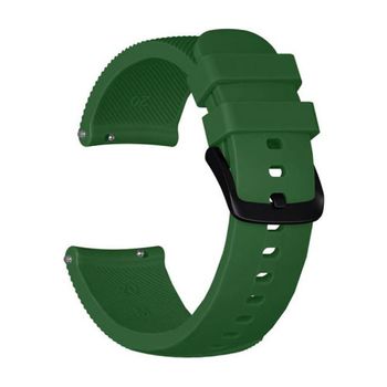 Iuni - curea ceas smartwatch samsung gear s2, 20 mm silicon green