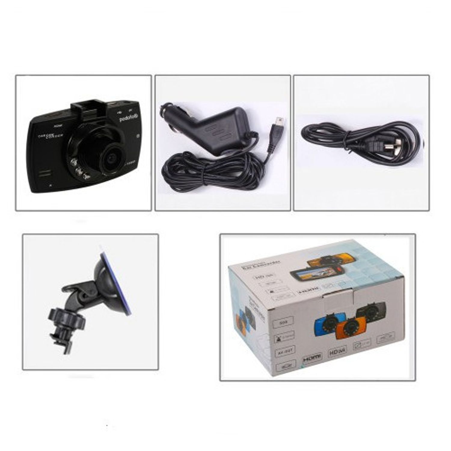 Camera auto DVR iUni Dash G30, Double Cam, Display 2.7 inch IPS, Full HD, Night Vision, Senzor G fotografia produsului View 4 L