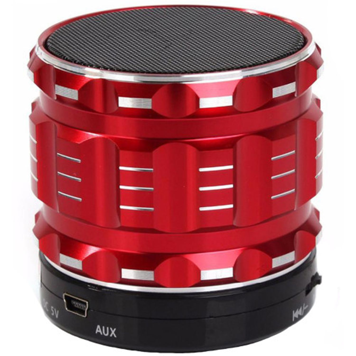 Boxa Portabila Bluetooth iUni DF12, Aluminiu, Red + Card 4GB Cadou fotografia produsului View 2 L