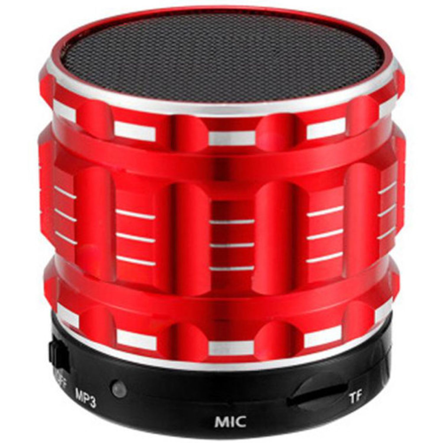 Boxa Portabila Bluetooth iUni DF12, Aluminiu, Red + Card 4GB Cadou fotografia produsului View 3 L