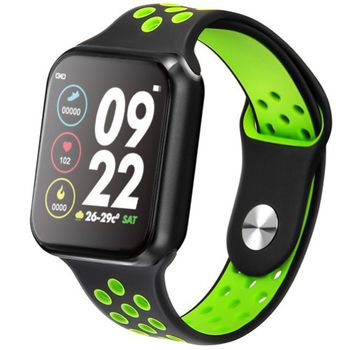 Bratara fitness iuni f8, bluetooth, notificari, pedometru, memento sedentarism, green