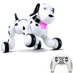 Robot Catel interactiv iUni Smart-Dog, telecomanda cu 24 comenzi, Alb-Negru fotografia produsului View 3 S