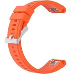 Curea ceas Smartwatch Garmin Fenix 5, 22 mm Silicon iUni Orange fotografia produsului View 2 S