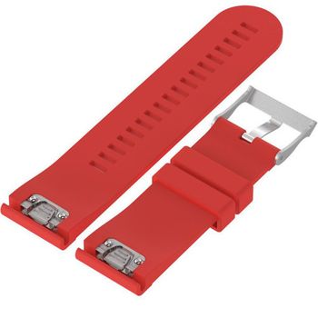 Curea ceas Smartwatch Garmin Fenix 3 / Fenix 5X, 26 mm Silicon iUni Red
